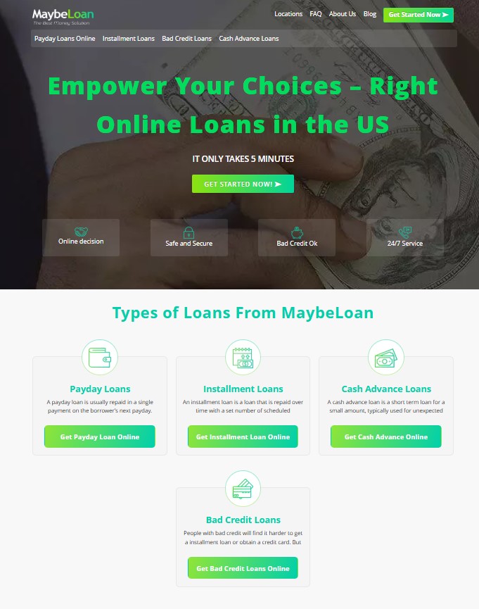 MaybeLoan – Fintech Platform